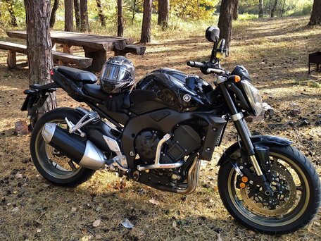 2009 Yamaha FZ1, чёрный, 610000 рублей, вид 2