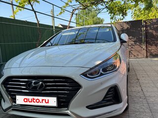2017 Hyundai Sonata VII (LF) Рестайлинг, белый, 1700000 рублей, вид 1