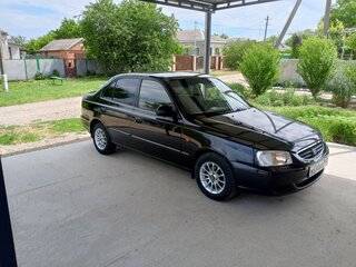 2008 Hyundai Accent ТагАЗ II, чёрный, 550000 рублей, вид 2