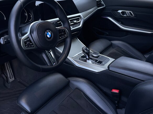2019 BMW 3 серии 320d VII (G2x), чёрный, 2650000 рублей - вид 2