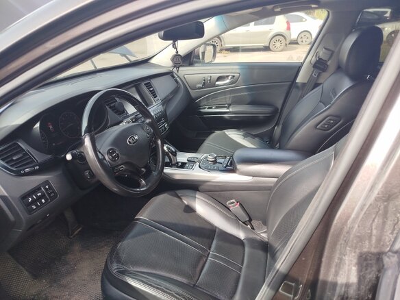 2014 Kia Quoris I, коричневый, 1150000 рублей - вид 4