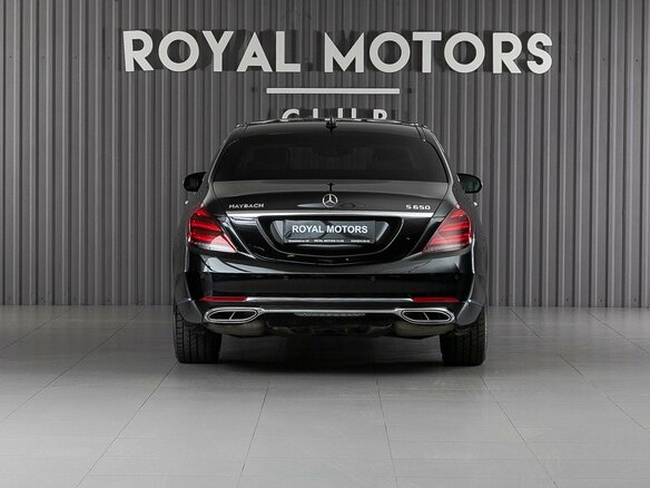2018 Mercedes-Benz Maybach S-Класс S650 Guard I (X222) Рестайлинг, чёрный - вид 4