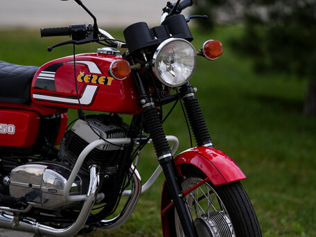 1989 CZ 350, красный, 650000 рублей, вид 4