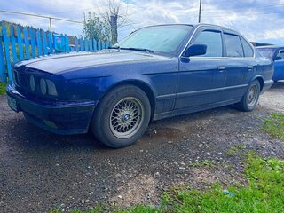 1990 BMW 5 серии 524d III (E34), синий, 550000 рублей, вид 1