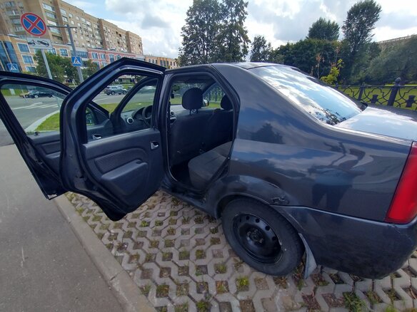 2008 Renault Logan I, чёрный - вид 10