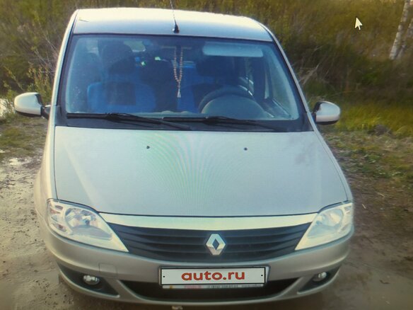2011 Renault Logan I Рестайлинг, бежевый, 650000 рублей