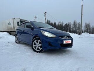 2012 Hyundai Solaris I, синий, 520000 рублей, вид 3