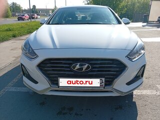 2019 Hyundai Sonata VII (LF) Рестайлинг, белый, 1500000 рублей, вид 1