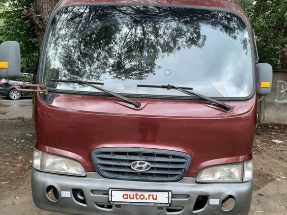 2002 Hyundai County, пурпурный, 500000 рублей - вид 1