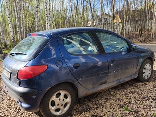 2001 Peugeot 206, синий, 249000 рублей, вид 3
