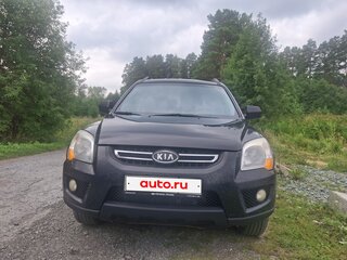 2009 Kia Sportage II Рестайлинг, чёрный, 1050000 рублей, вид 2