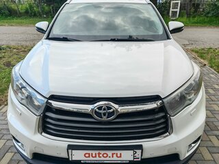 2014 Toyota Highlander III (XU50), белый, 3300000 рублей, вид 3