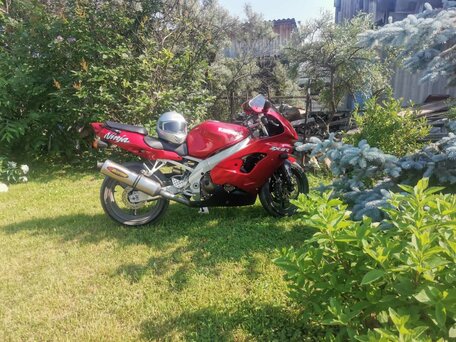 1998 Kawasaki ZX-9R Ninja, пурпурный, 350000 рублей, вид 2