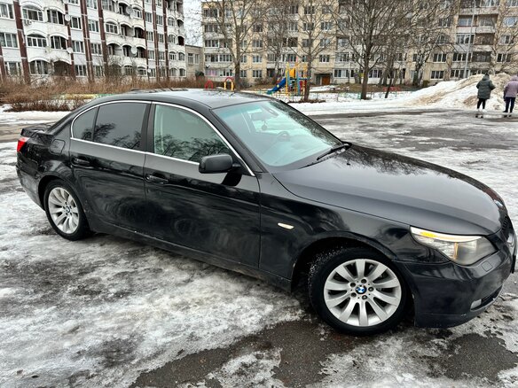 2009 BMW 5 серии 520i V (E60/E61) Рестайлинг, чёрный, 1250000 рублей - вид 12