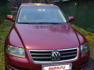 2007 Volkswagen Touareg I, пурпурный, 950000 рублей, вид 2