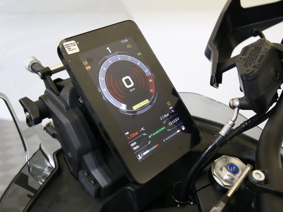 2025 CFMoto 800MT-X, синий - вид 10