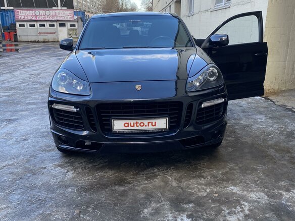 2007 Porsche Cayenne Turbo I Рестайлинг (957), чёрный