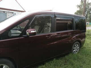 2017 Honda Stepwgn V Рестайлинг, красный, 1590000 рублей, вид 3
