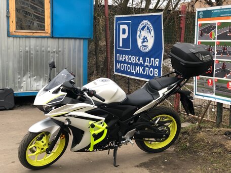 2018 Yamaha YZF-R3, белый, 650000 рублей, вид 3