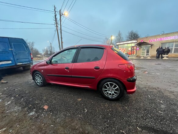 2007 Peugeot 206, красный, 290000 рублей - вид 5