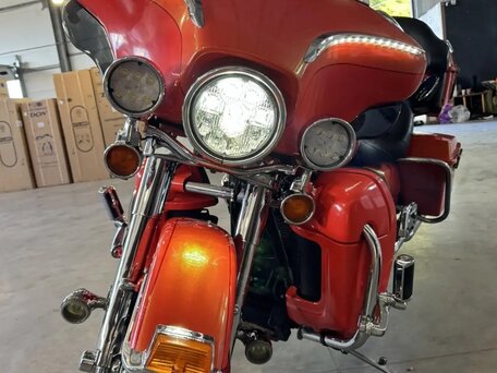 2012 Harley-Davidson Electra Glide, оранжевый, 880000 рублей, вид 5