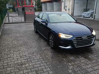 2022 Audi A4 40 TFSI V (B9) Рестайлинг, синий, 2550000 рублей, вид 4
