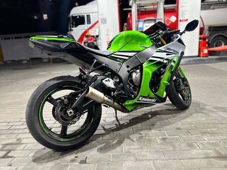 2015 Kawasaki ZX-10R Ninja, зелёный, 1250000 рублей, вид 4