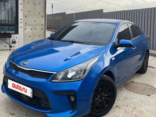 2019 Kia Rio IV, синий, 1450000 рублей, вид 1