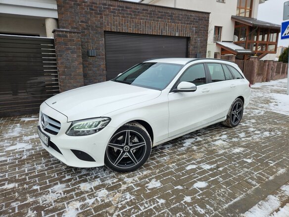 2019 Mercedes-Benz C-Класс 220 d IV (W205) Рестайлинг, белый