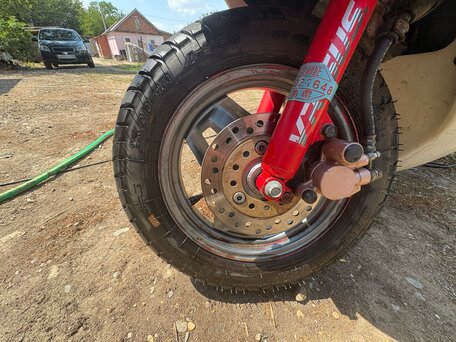 1998 Honda Dio, красный, 46000 рублей, вид 5