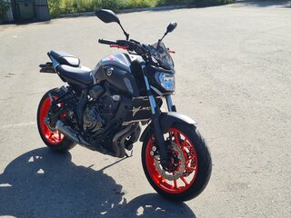 2019 Yamaha MT-07 (FZ-07), серый, 780000 рублей, вид 1