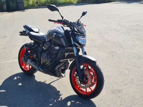 2019 Yamaha MT-07 (FZ-07), серый, 780000 рублей, вид 1