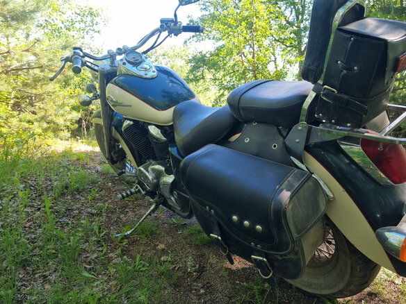 1997 Honda Shadow 400, бежевый, 230000 рублей - вид 1