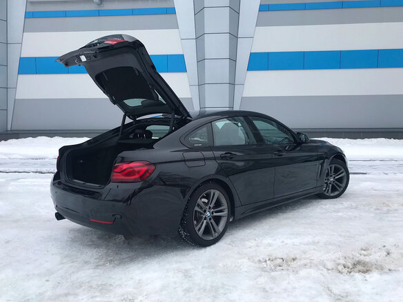 2017 BMW 4 серии 430i F32/F33/F36 Рестайлинг, чёрный - вид 4