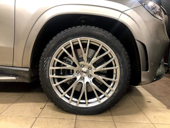2019 Mercedes-Benz GLS 400 d II (X167), серебристый, 7500000 рублей - вид 13