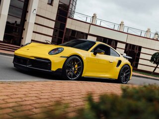 2021 Porsche 911 Turbo S VIII (992), жёлтый, 27000000 рублей, вид 5