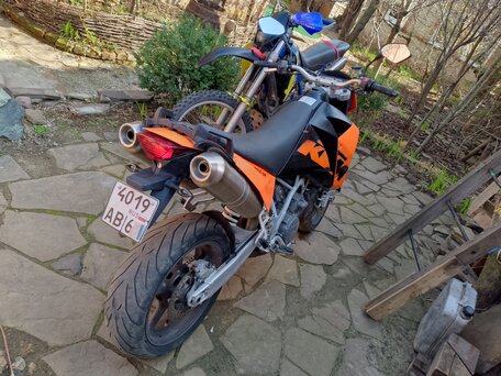 2006 KTM 950 SM, оранжевый, 420000 рублей, вид 4