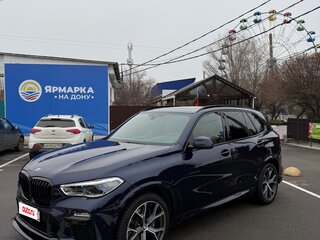 2021 BMW X5 40i IV (G05/G18), синий, 7600000 рублей, вид 3