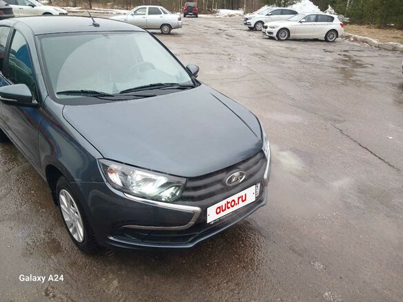 2024 Lada (ВАЗ) Granta I Рестайлинг, серый, 810000 рублей - вид 3