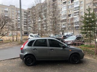 2010 Lada (ВАЗ) Kalina I, серый, 300000 рублей, вид 3
