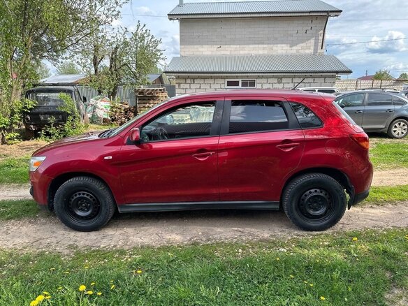 2014 Mitsubishi ASX I Рестайлинг, красный, 760000 рублей - вид 3