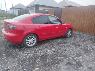 2008 Mazda 3 I (BK) Рестайлинг, красный, 480000 рублей, вид 4