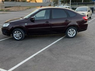 2015 Lada (ВАЗ) Granta I, красный, 590000 рублей, вид 3