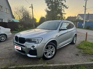 2014 BMW X3 20i xDrive II (F25) Рестайлинг, серебристый, 1700000 рублей, вид 1