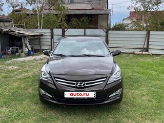 2016 Hyundai Solaris I Рестайлинг, коричневый, 1200000 рублей, вид 1