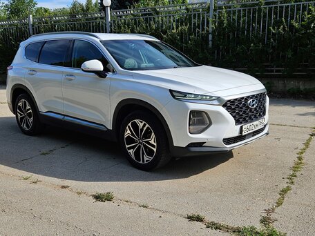 2018 Hyundai Santa Fe IV, белый, 2700000 рублей, вид 3