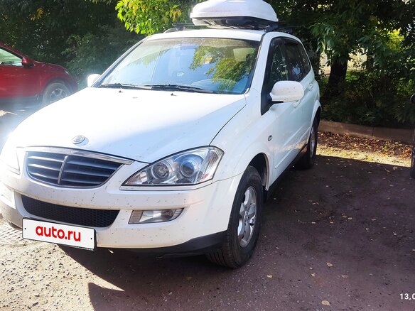 2013 SsangYong Kyron I Рестайлинг, белый, 750000 рублей