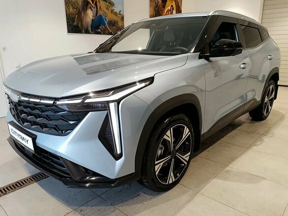2026 Geely Cityray, голубой