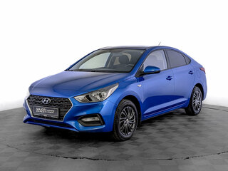 2019 Hyundai Solaris II, синий, 1475000 рублей, вид 1