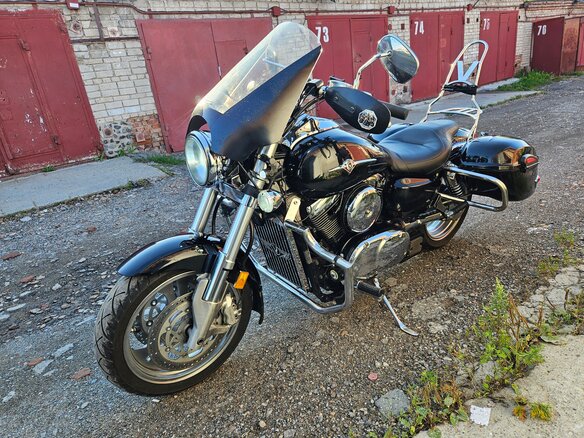 2006 Kawasaki VN1600 Vulcan, чёрный, 580000 рублей - вид 12
